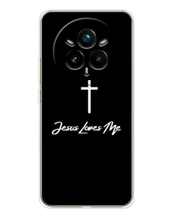 Чехол для Realme 14 Pro Plus с картинкой «Иисус любит тебя»