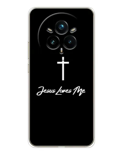 Чехол для Realme 14 Pro Plus с картинкой «Иисус любит тебя»