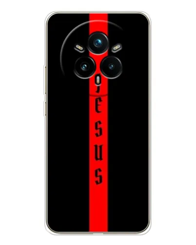 Чехол для Realme 14 Pro Plus с картинкой «Красная линия веры»