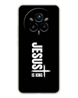 Чехол для Realme 14 Pro Plus с картинкой «Вертикаль веры Jesus»