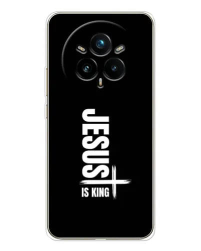 Чехол для Realme 14 Pro Plus с картинкой «Вертикаль веры Jesus»