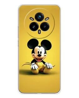 Чехол для Realme 14 Pro Plus с картинкой «Микки на желтом»