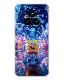 Чехол для Realme 14 Pro Plus с картинкой «Неоновый океан»