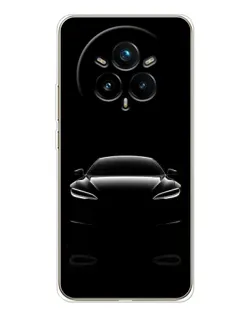 Чехол для Realme 14 Pro Plus с картинкой «Силуэт Tesla Night»