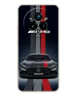 Чохол для Realme 14 Pro Plus з картинкою «Mercedes — білий карбон» Чохол для Realme 14 Pro Plus з картинкою «Mercedes — білий карбон»