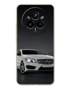 Чехол для Realme 14 Pro Plus с картинкой «Mercedes AMG GT Silver»