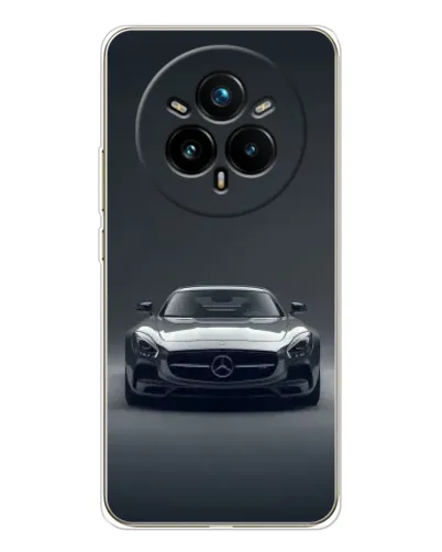 Чехол для Realme 14 Pro Plus с картинкой «Mercedes на черном»
