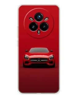 Чехол для Realme 14 Pro Plus с картинкой «Красный Mercedes AMG»
