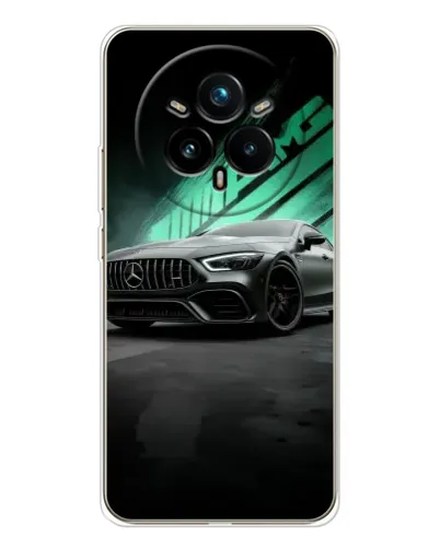 Чехол для Realme 14 Pro Plus с картинкой «Темный Mercedes AMG»
