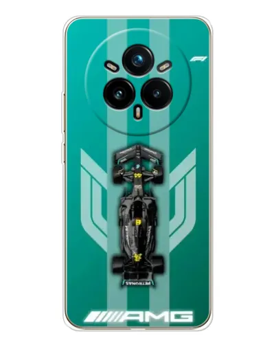 Чехол для Realme 14 Pro Plus с картинкой «Mercedes AMG Petronas»