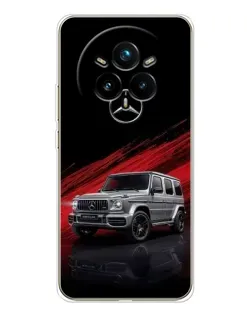 Чехол для Realme 14 Pro Plus с картинкой «Mercedes G-Class красный»