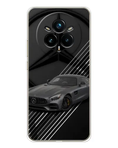 Чехол для Realme 14 Pro Plus с картинкой «Mercedes AMG — графика»