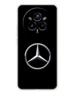 Чехол для Realme 14 Pro Plus с картинкой «Mercedes классический лого»