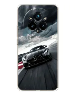 Чехол для Realme 14 Pro Plus с картинкой «Гоночный Mercedes AMG»