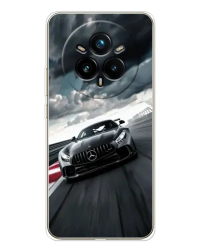 Чехол для Realme 14 Pro Plus с картинкой «Гоночный Mercedes AMG» Чехол для Realme 14 Pro Plus с картинкой «Гоночный Mercedes AMG»