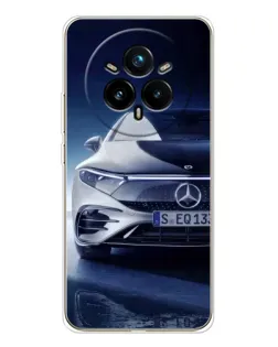 Чехол для Realme 14 Pro Plus с картинкой «Mercedes EQ — будущее»