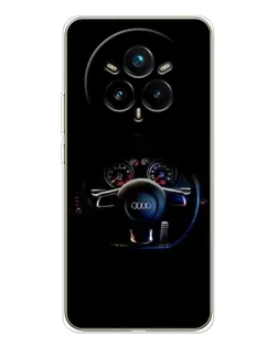 Чохол для Realme 14 Pro Plus з картинкою «Салон Audi — кермо» Чохол для Realme 14 Pro Plus з картинкою «Салон Audi — кермо»