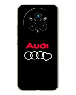 Чохол для Realme 14 Pro Plus з картинкою «Логотип Audi Heart» Чохол для Realme 14 Pro Plus з картинкою «Логотип Audi Heart»