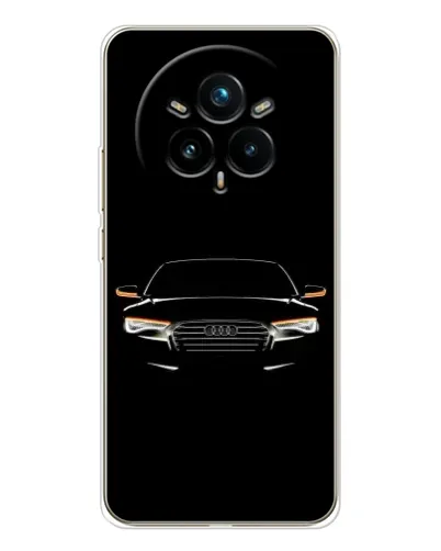 Чехол для Realme 14 Pro Plus с картинкой «Audi — ночной контур» Чехол для Realme 14 Pro Plus с картинкой «Audi — ночной контур»