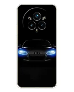 Чохол для Realme 14 Pro Plus з картинкою «Audi в неоні» Чохол для Realme 14 Pro Plus з картинкою «Audi в неоні»