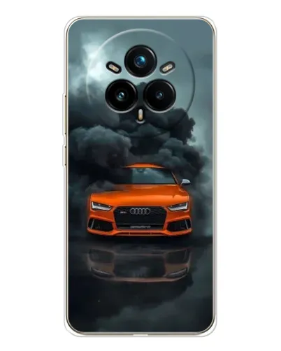 Чехол для Realme 14 Pro Plus с картинкой «Audi в облаках дыма» Чехол для Realme 14 Pro Plus с картинкой «Audi в облаках дыма»