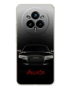 Чохол для Realme 14 Pro Plus з картинкою «Audi — градієнтний контур» Чохол для Realme 14 Pro Plus з картинкою «Audi — градієнтний контур»