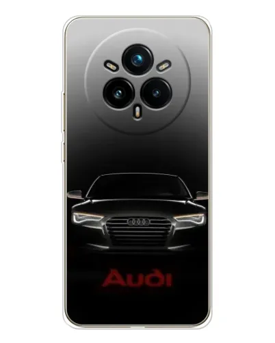 Чехол для Realme 14 Pro Plus с картинкой «Audi — градиентный контур» Чехол для Realme 14 Pro Plus с картинкой «Audi — градиентный контур»