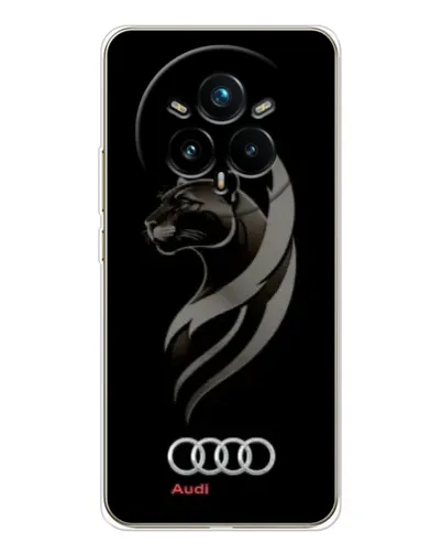 Чехол для Realme 14 Pro Plus с картинкой «Графика — пантера и Audi» Чехол для Realme 14 Pro Plus с картинкой «Графика — пантера и Audi»