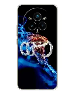 Чохол для Realme 14 Pro Plus з картинкою «Енергія лого Audi» Чохол для Realme 14 Pro Plus з картинкою «Енергія лого Audi»