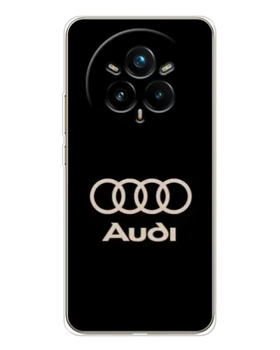 Чехол для Realme 14 Pro Plus с картинкой «Audi — золотой логотип» Чехол для Realme 14 Pro Plus с картинкой «Audi — золотой логотип»