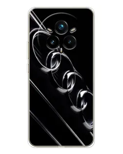 Чохол для Realme 14 Pro Plus з картинкою «Audi — абстрактні кільця» Чохол для Realme 14 Pro Plus з картинкою «Audi — абстрактні кільця»