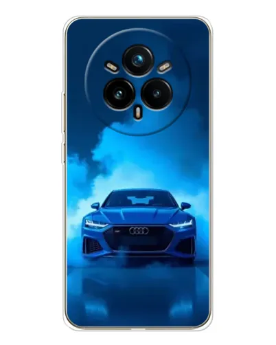 Чехол для Realme 14 Pro Plus с картинкой «Audi — голубая энергия» Чехол для Realme 14 Pro Plus с картинкой «Audi — голубая энергия»