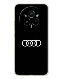 Чохол для Realme 14 Pro Plus з картинкою «Audi White Logo» Чохол для Realme 14 Pro Plus з картинкою «Audi White Logo»