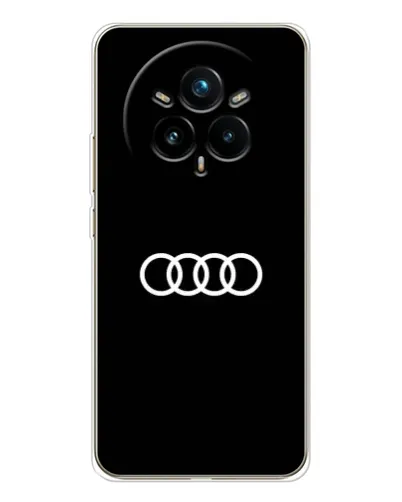 Чехол для Realme 14 Pro Plus с картинкой «Audi White Logo» Чехол для Realme 14 Pro Plus с картинкой «Audi White Logo»