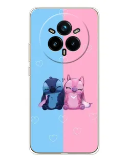 Чохол для Realme 14 Pro Plus з картинкою «Stitch та Angel Love» Чохол для Realme 14 Pro Plus з картинкою «Stitch та Angel Love»