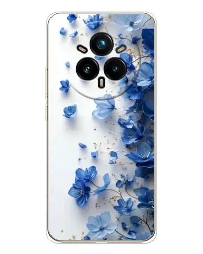 Чохол для Realme 14 Pro Plus з картинкою «Блакитний квітковий каскад» Чохол для Realme 14 Pro Plus з картинкою «Блакитний квітковий каскад»