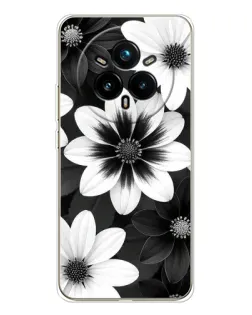 Чохол для Realme 14 Pro Plus з картинкою «Монохромні айстри» Чохол для Realme 14 Pro Plus з картинкою «Монохромні айстри»
