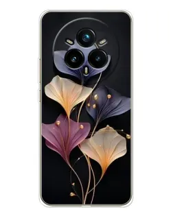 Чохол для Realme 14 Pro Plus з картинкою «Лілові квіти грації» Чохол для Realme 14 Pro Plus з картинкою «Лілові квіти грації»
