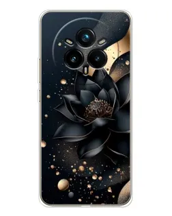 Чохол для Realme 14 Pro Plus з картинкою «Чорний лотос» Чохол для Realme 14 Pro Plus з картинкою «Чорний лотос»