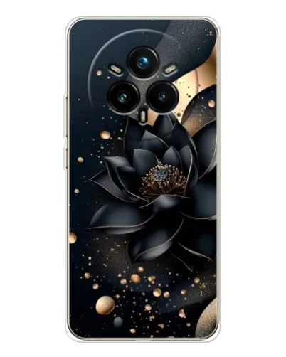 Чохол для Realme 14 Pro Plus з картинкою «Чорний лотос» Чохол для Realme 14 Pro Plus з картинкою «Чорний лотос»