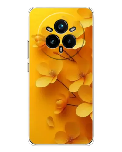 Чохол для Realme 14 Pro Plus з картинкою «Золоті пелюстки» Чохол для Realme 14 Pro Plus з картинкою «Золоті пелюстки»