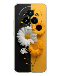Чохол для Realme 14 Pro Plus з картинкою «Соняшник та ромашка» Чохол для Realme 14 Pro Plus з картинкою «Соняшник та ромашка»