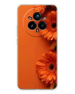 Чохол для Realme 14 Pro Plus з картинкою «Помаранчеві гербери» Чохол для Realme 14 Pro Plus з картинкою «Помаранчеві гербери»