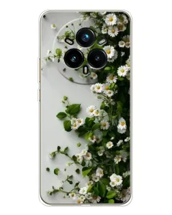Чохол для Realme 14 Pro Plus з картинкою «Гілка дрібних білих квітів» Чохол для Realme 14 Pro Plus з картинкою «Гілка дрібних білих квітів»