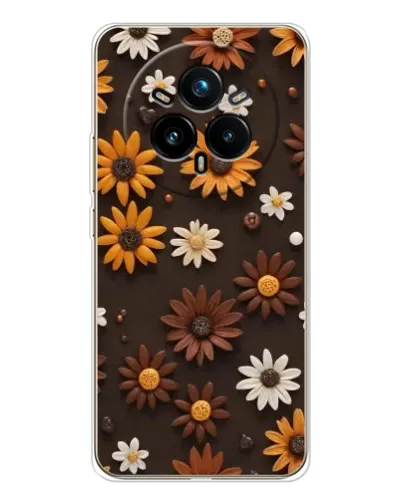 Чохол для Realme 14 Pro Plus з картинкою «Візерунок з маленьких соняшників» Чохол для Realme 14 Pro Plus з картинкою «Візерунок з маленьких соняшників»