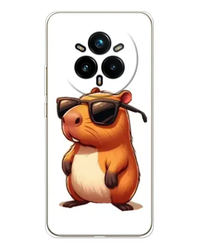 Чохол для Realme 14 Pro Plus з картинкою «Капібара в окулярах» Чохол для Realme 14 Pro Plus з картинкою «Капібара в окулярах»