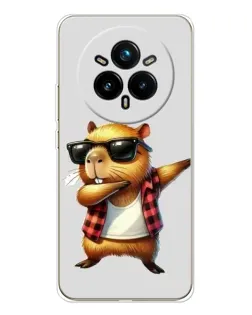 Чохол для Realme 14 Pro Plus з картинкою «Капібара репер даб»