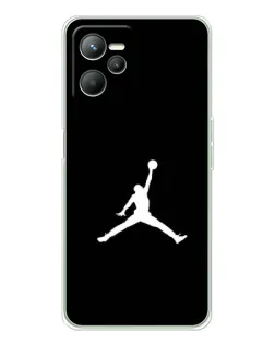 Чехол для Realme 14 с картинкой «Jordan Silhouette»