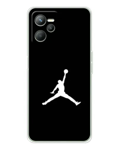 Чехол для Realme 14 с картинкой «Jordan Silhouette»