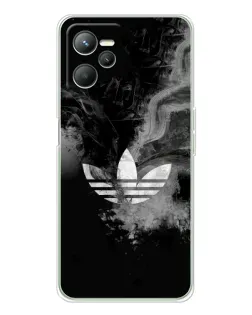 Чехол для Realme 14 с картинкой «Абстрактный дым Adidas»